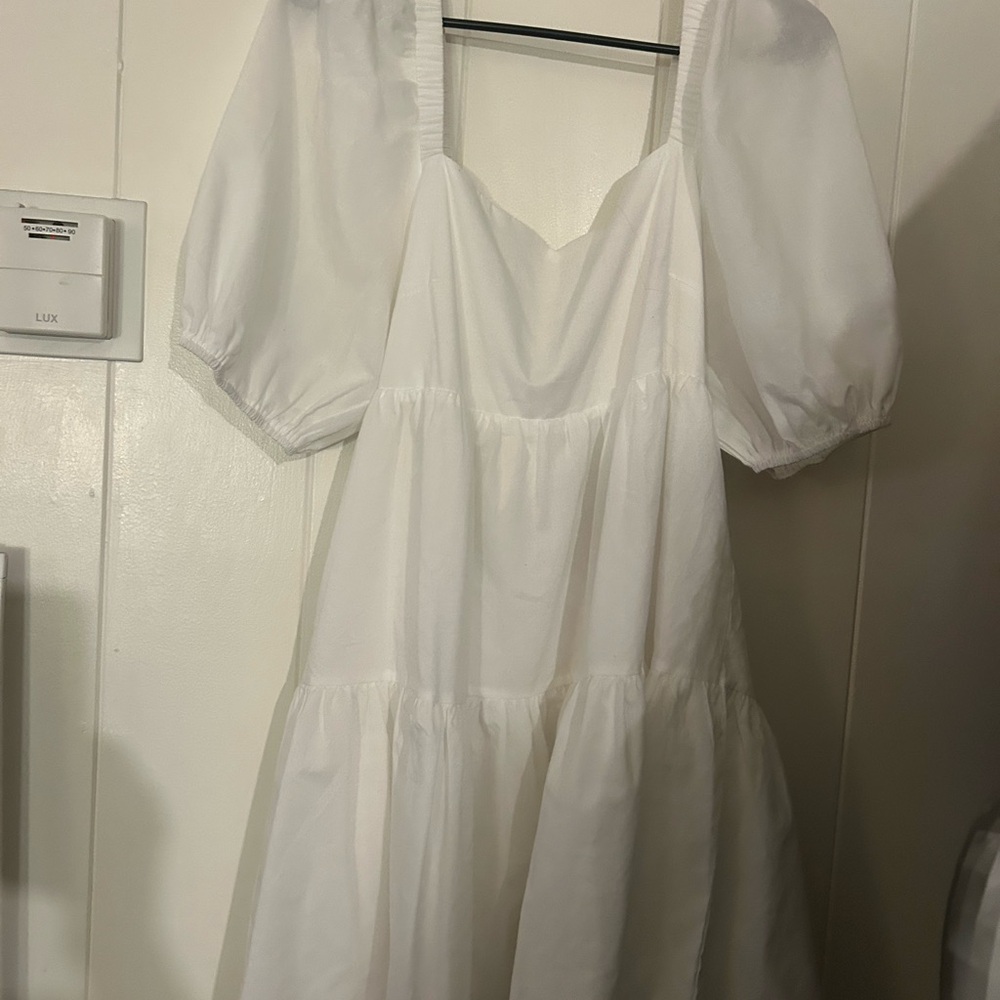 White Tie-Front Blouse